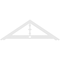 Ekena Millwork Pitch Artisan Architectural Grade PVC Gable Pediment, 72"W x 24"H x 1"P (8/12) GPP072X024X100ART - alternate 3